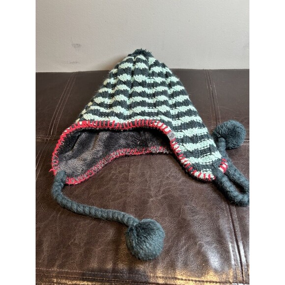 North Face Winter Hat Fuzzy with Ear Flaps One Size - Picture 1 of 5